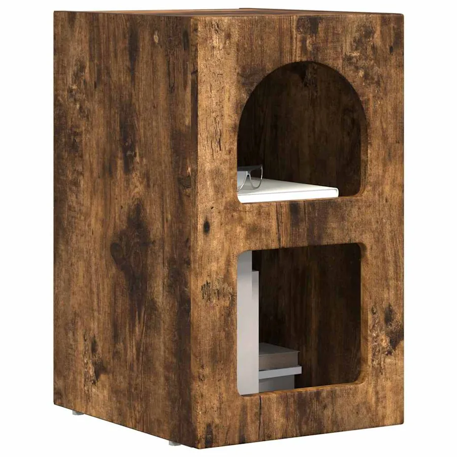 Table de chevet ELST Chêne fumé 29,5 x 33,5 x 50 cm - 3