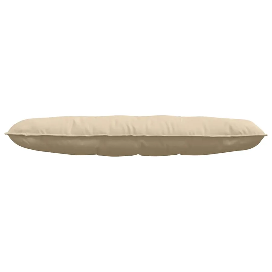 Coussin de Dos Crème 140 x 50 cm Tissu en microfibre - 5