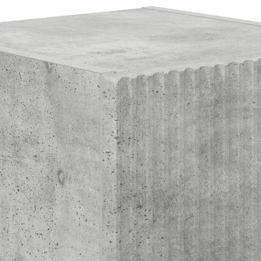 Meuble TV mural 2 pcs Béton 30 x 31 x 40 cm Bois d'ingénierie - 10