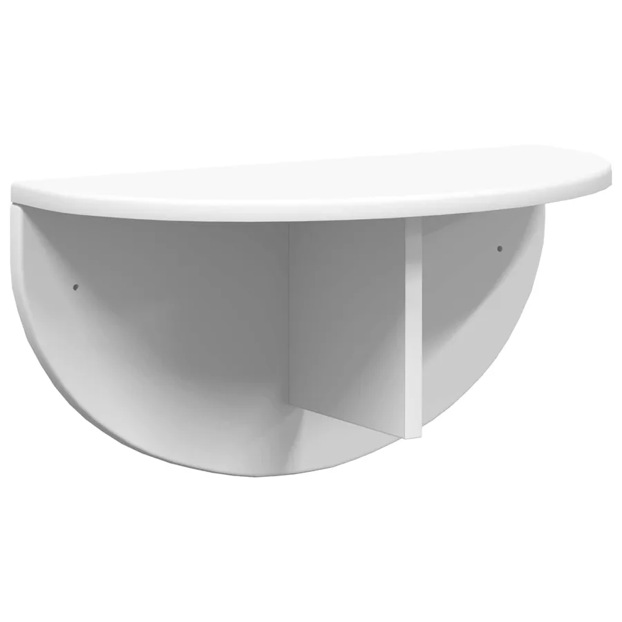 Étagère Murale Blanc 48 x 24 x 24 cm Bois d'ingénierie - 2