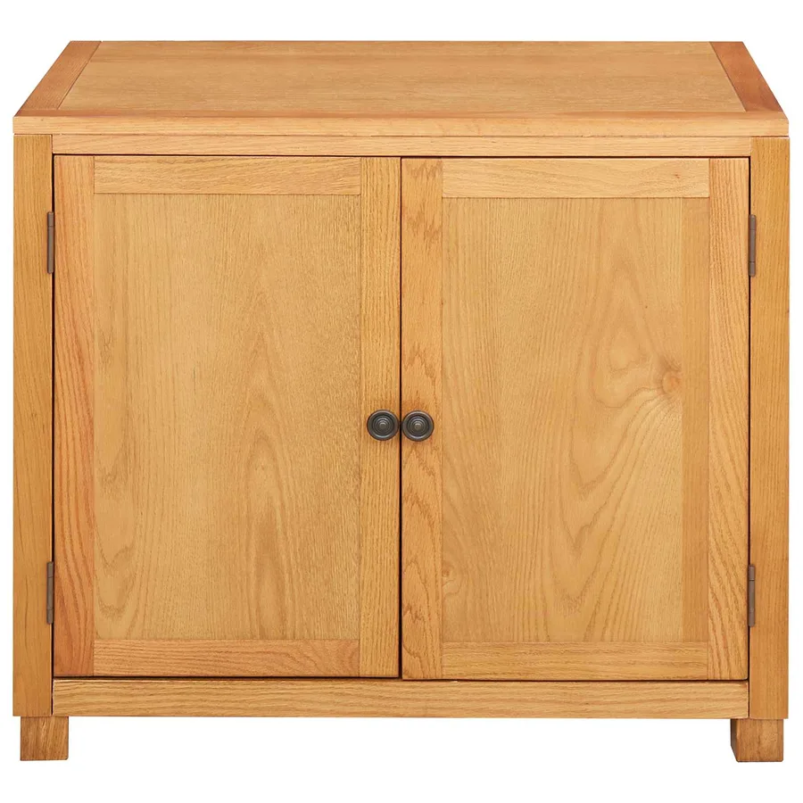 Armoire avec porte Marron 78 x 50 x 70 cm Bois de chêne massif - 4