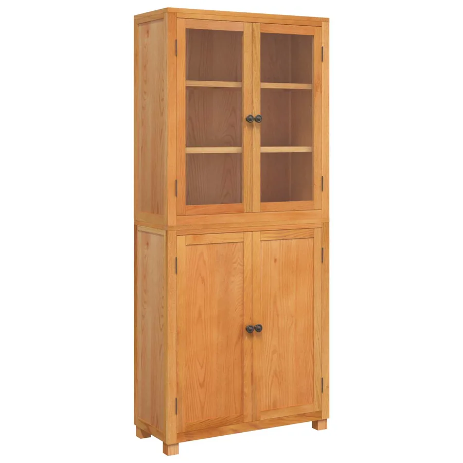 Ensemble de meubles de rangement avec étagère 2 pc Naturel - 2