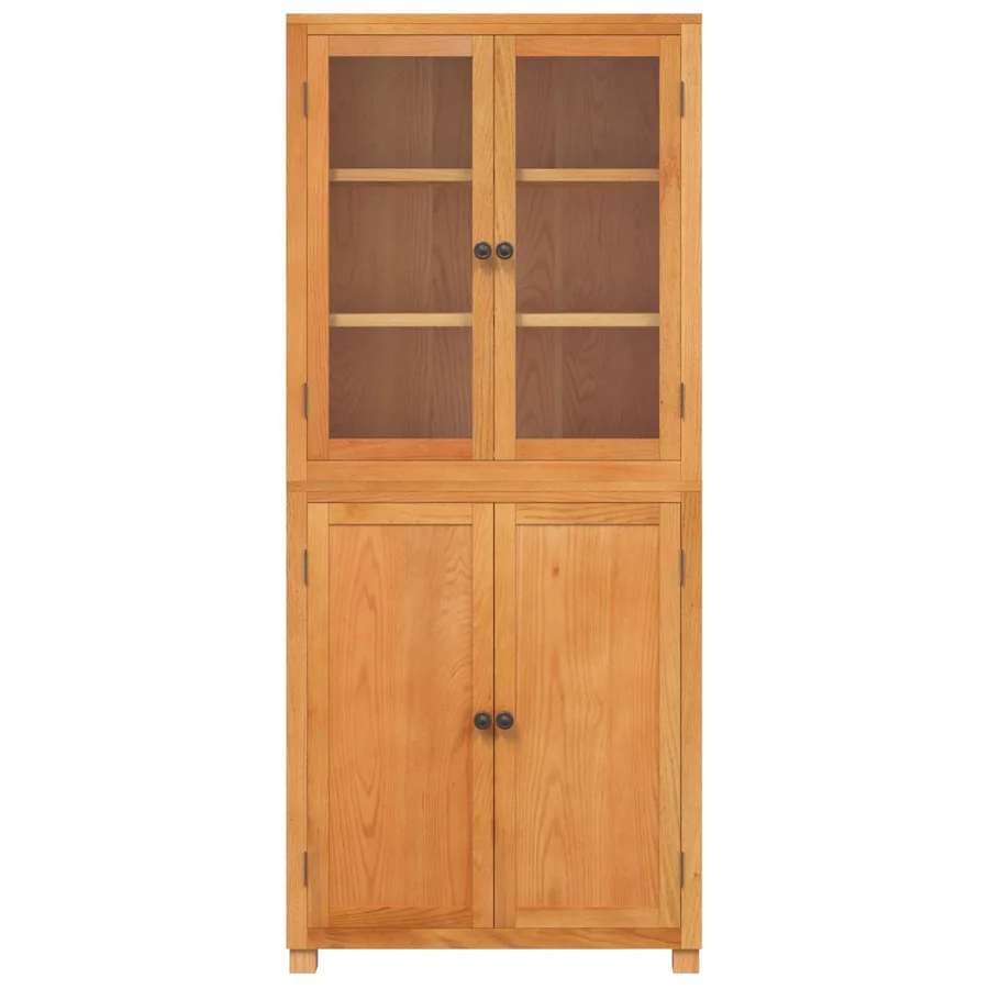 Ensemble de meubles de rangement avec étagère 2 pc Naturel - 7