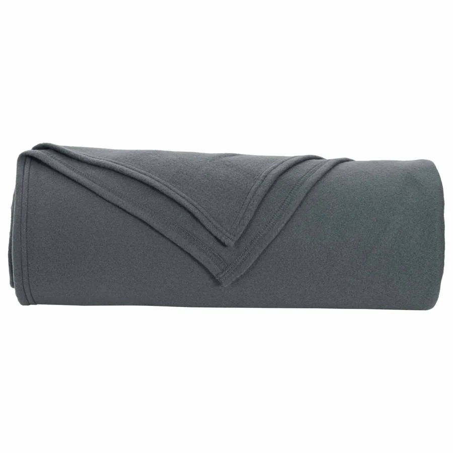 Jeté Gris foncé 210 x 140 cm Toison - 4