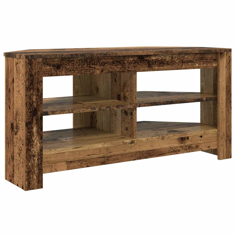 MeubleTVd'Angle Bois Ancien 102 x 40,5 x 45 cm - 2