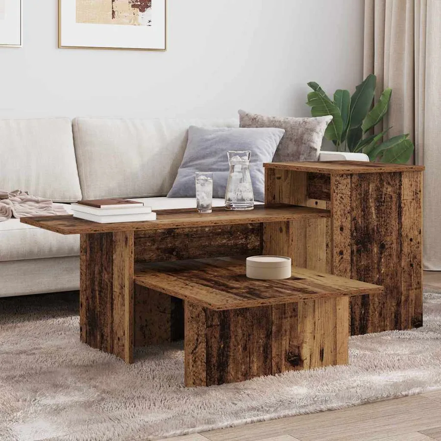 Table console Bois ancien 91,5 x 35 x 38,5 cm Bois d'ingénierie - 4