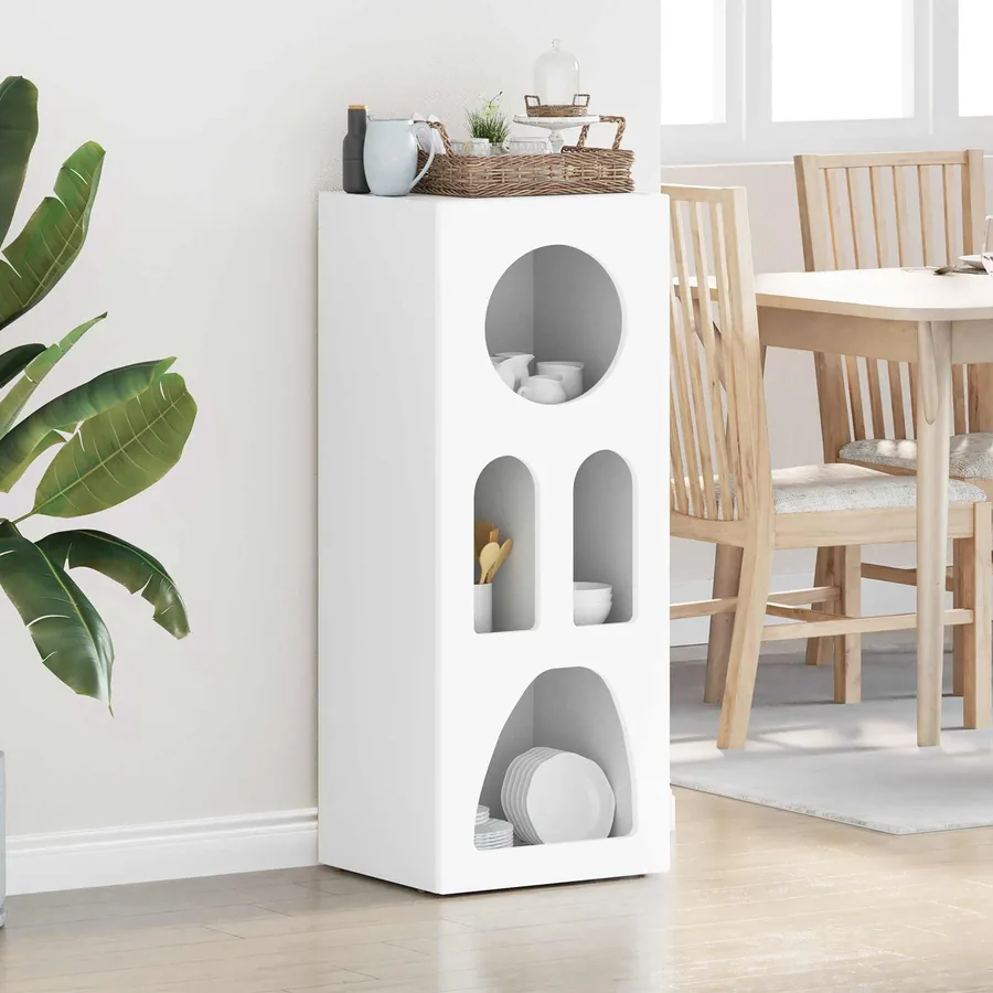Buffet ELST Blanc 40 x 35 x 100.5 cm Bois d'ingénierie