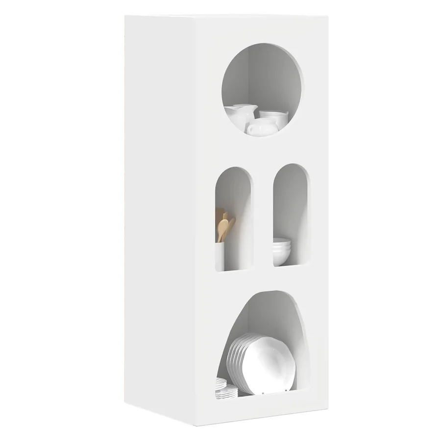 Buffet ELST Blanc 40 x 35 x 100.5 cm Bois d'ingénierie - 3