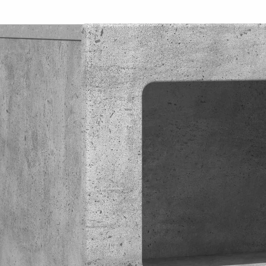 Buffet ELST Gris béton 80,5 x 35 x 59 cm Bois d'ingénierie - 9