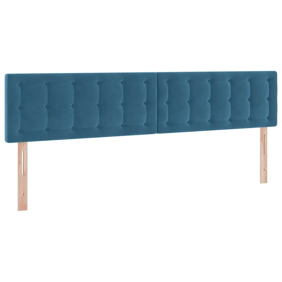 Lit de rangement LED avec matelas Bleu foncé 200 x 200 cm - 8