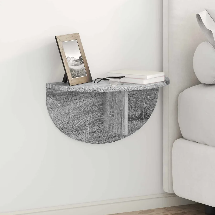 Étagère Murale Gris Sonoma 48 x 24 x 24 cm Bois d'ingénierie