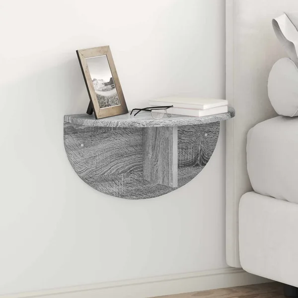 Étagère Murale Gris Sonoma 48 x 24 x 24 cm Bois d'ingénierie