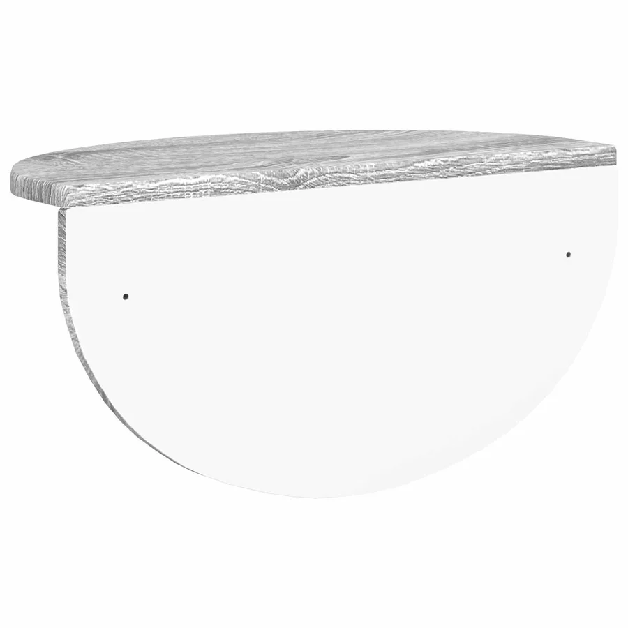 Étagère Murale Gris Sonoma 48 x 24 x 24 cm Bois d'ingénierie - 7