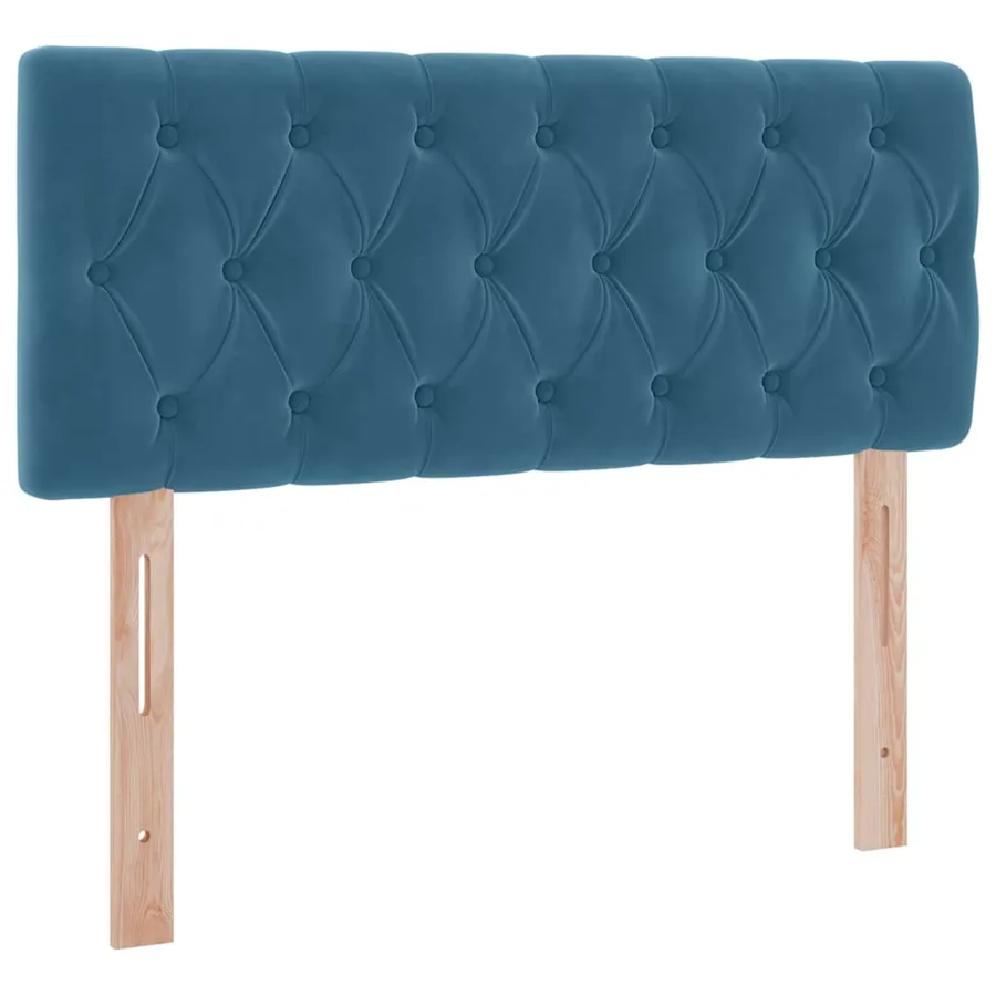 Lit de rangement LED avec matelas Bleu foncé 120 x 200 cm - 10