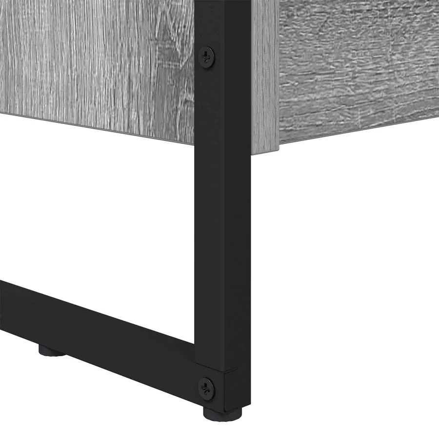 Bibliothèque 80 x 30 x 189,5 cm Bois d'ingénierie Gris Sonoma - 9