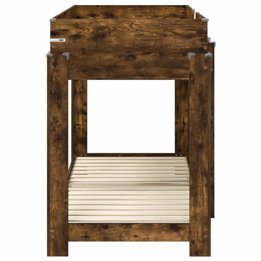 Lit Superposé pour Enfants Chêne fumé 75 x 190 cm - 6