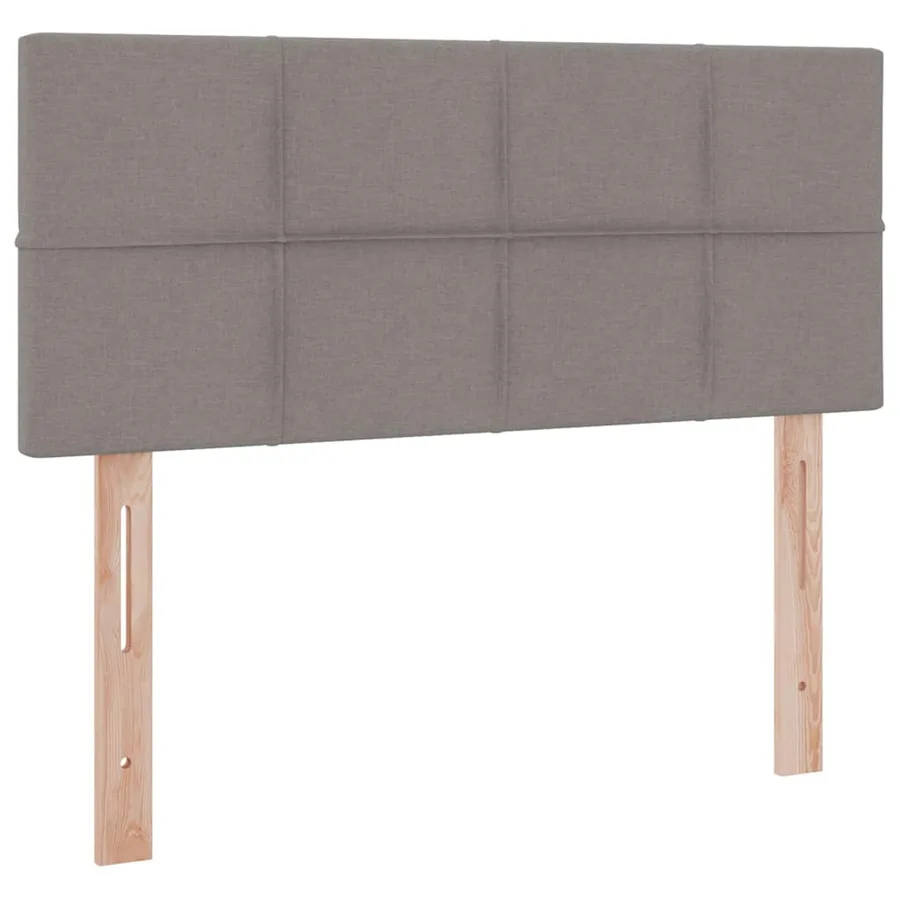Lit avec rangement et matelas avec matelas Taupe 120 x 200 cm - 9