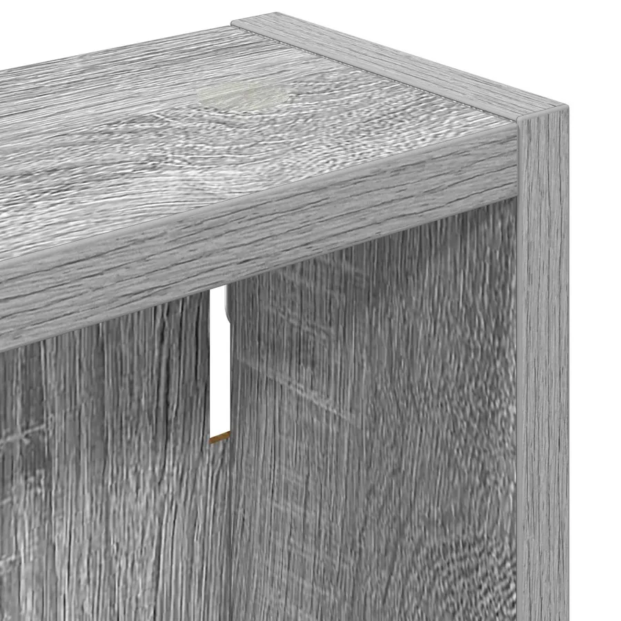 Armoire murale de salle de bain Gris Sonoma 20 x 10 x 50 cm - 9