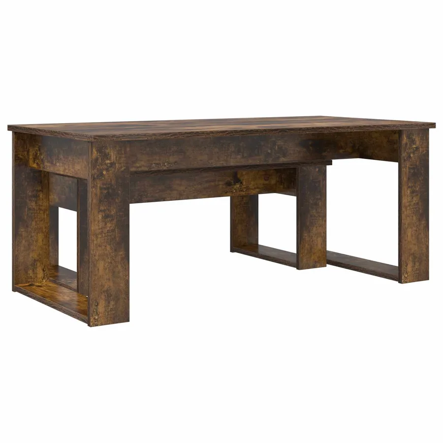 Ensemble de tables basses 2 pcs Chêne fumé Bois d'ingénierie - 10