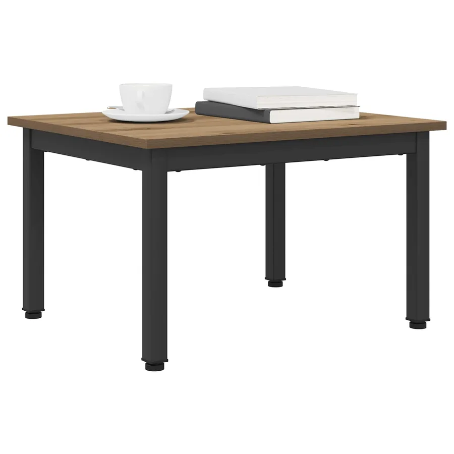Table basse Chêne artisan 60 x 50 x 36 cm Bois d'ingénierie - 3