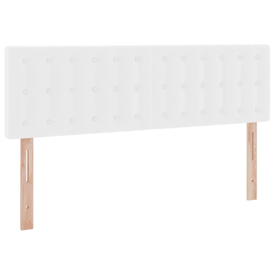 Lit avec rangement et matelas Blanc pur 140 x 190 cm - 9