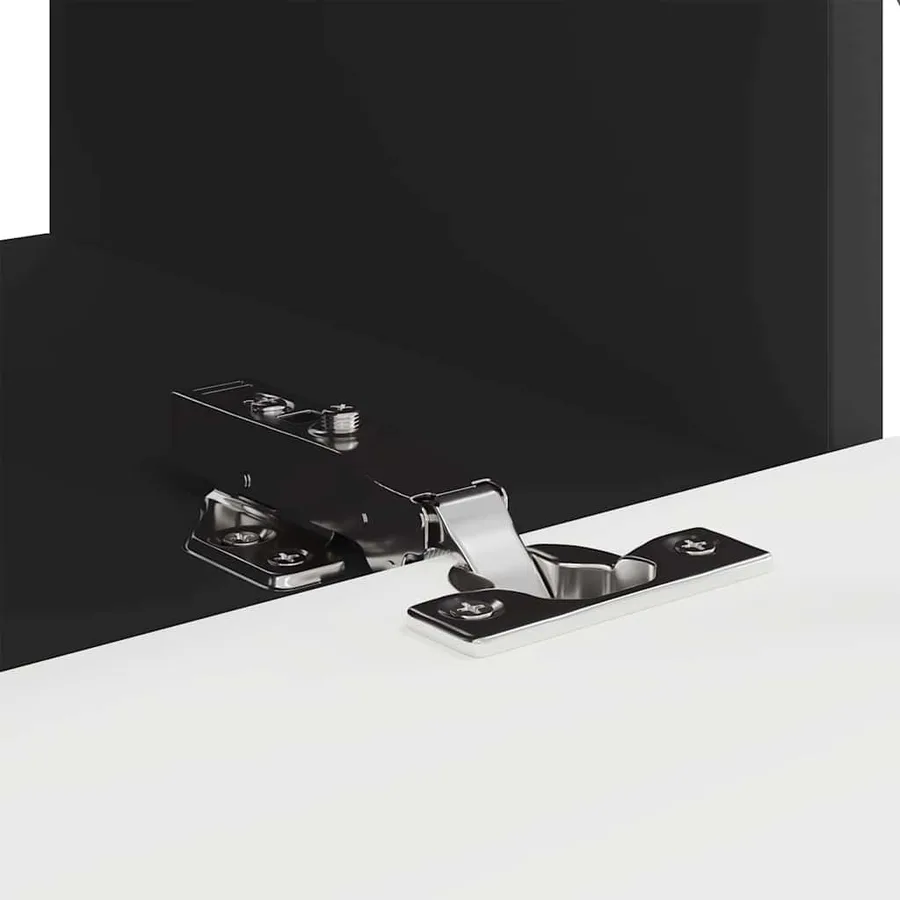 Meuble TV mural 2 pcs Noir 60 x 31 x 29,5 cm Bois d'ingénierie - 11