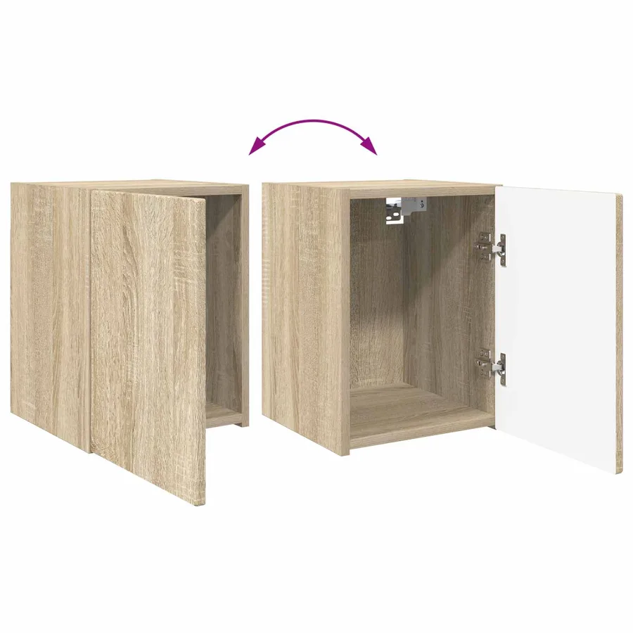Ensemble meuble TV 5 pcs Chêne Sonoma Bois d'ingénierie - 14