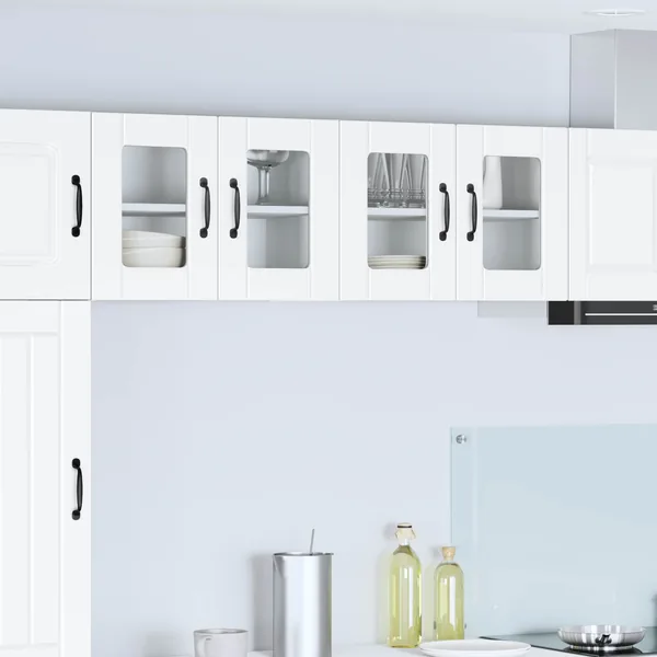 Cabinet en verre mural PORTO Blanc 60 x 31 x 40 cm