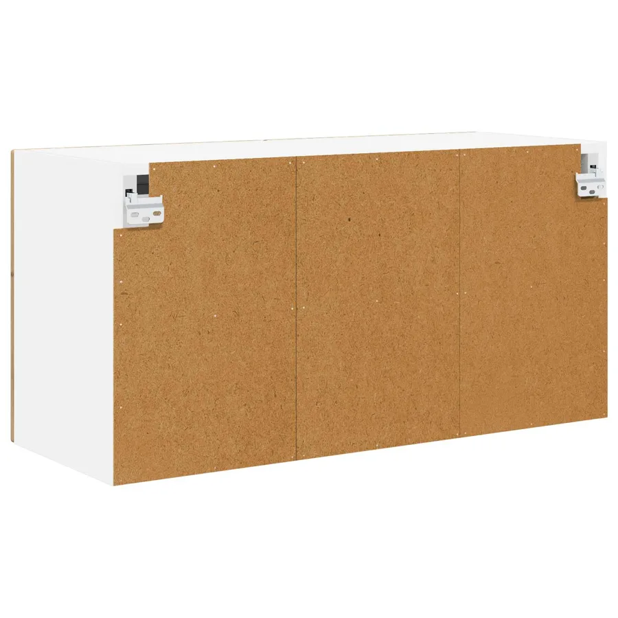 Cabinet en verre mural PORTO 2 pcs Chêne artisanal - 9