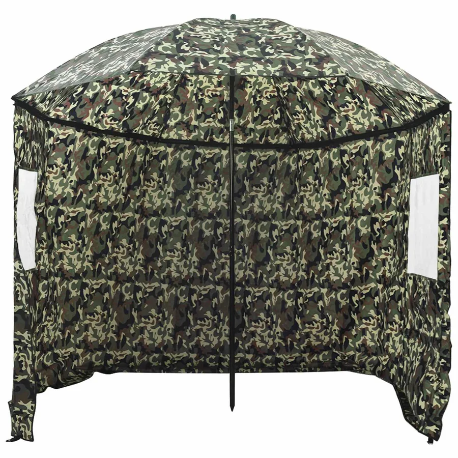 Umbrella de pêche Camouflage 220 x 185 cm Polyester Oxford - 6