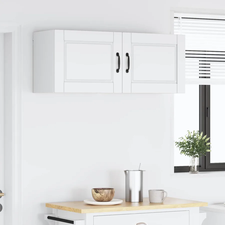 Meuble mural PORTO 2 pcs Blanc 50 x 31 x 40 cm - 4