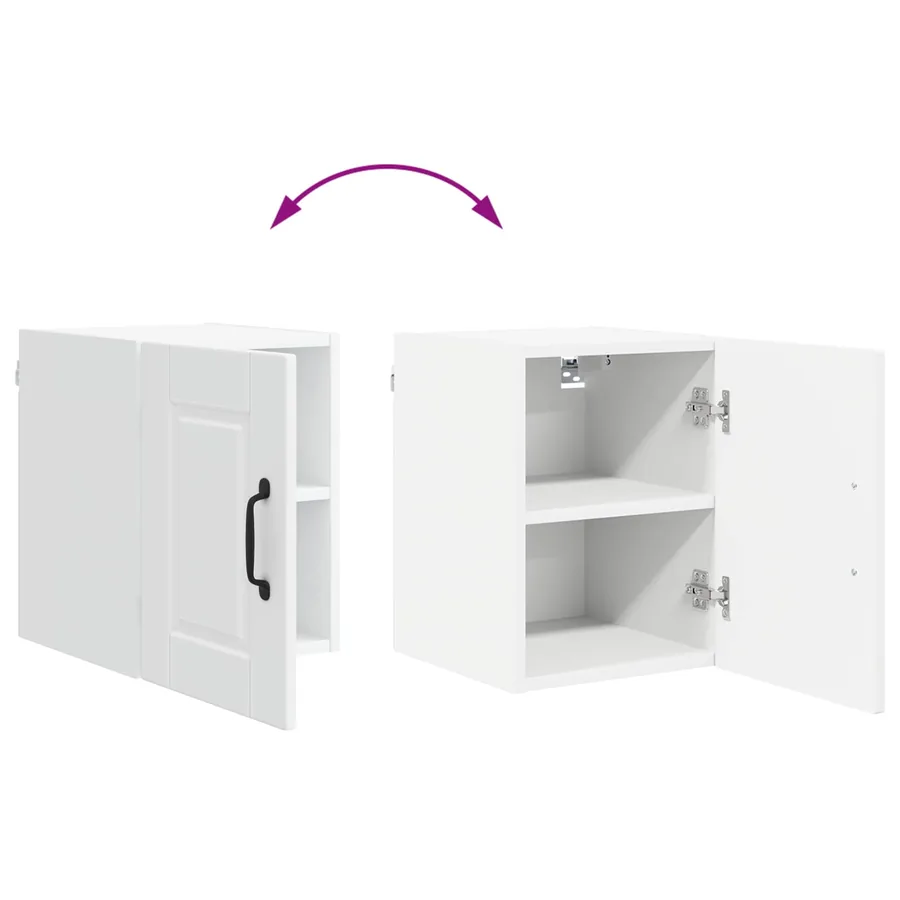 Meuble mural PORTO 2 pcs Blanc 30 x 31 x 40 cm - 12