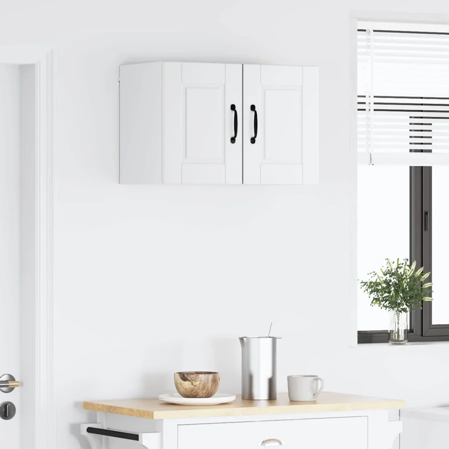 Meuble mural PORTO 2 pcs Blanc 30 x 31 x 40 cm - 4