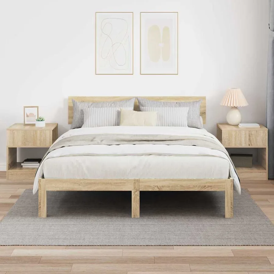 Table d'appoint 2 pcs Chêne Sonoma 40,5 x 40 x 45 cm - 4