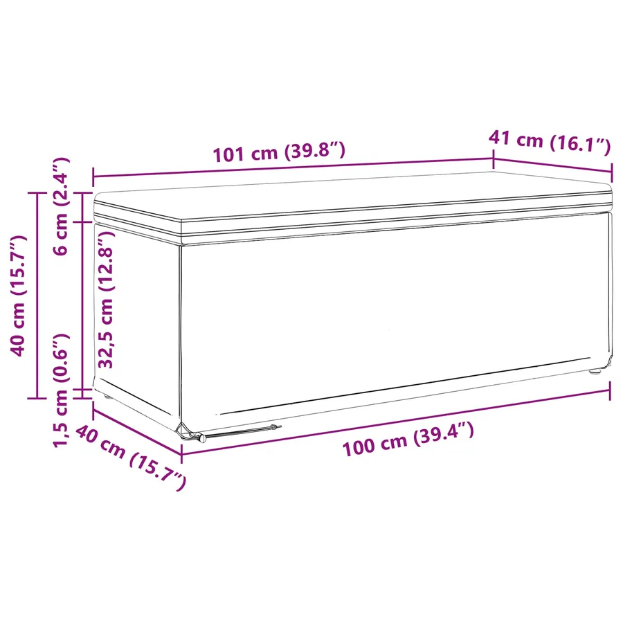 Tabouret Gris Cuir Synthétique et Bois Composite - 9