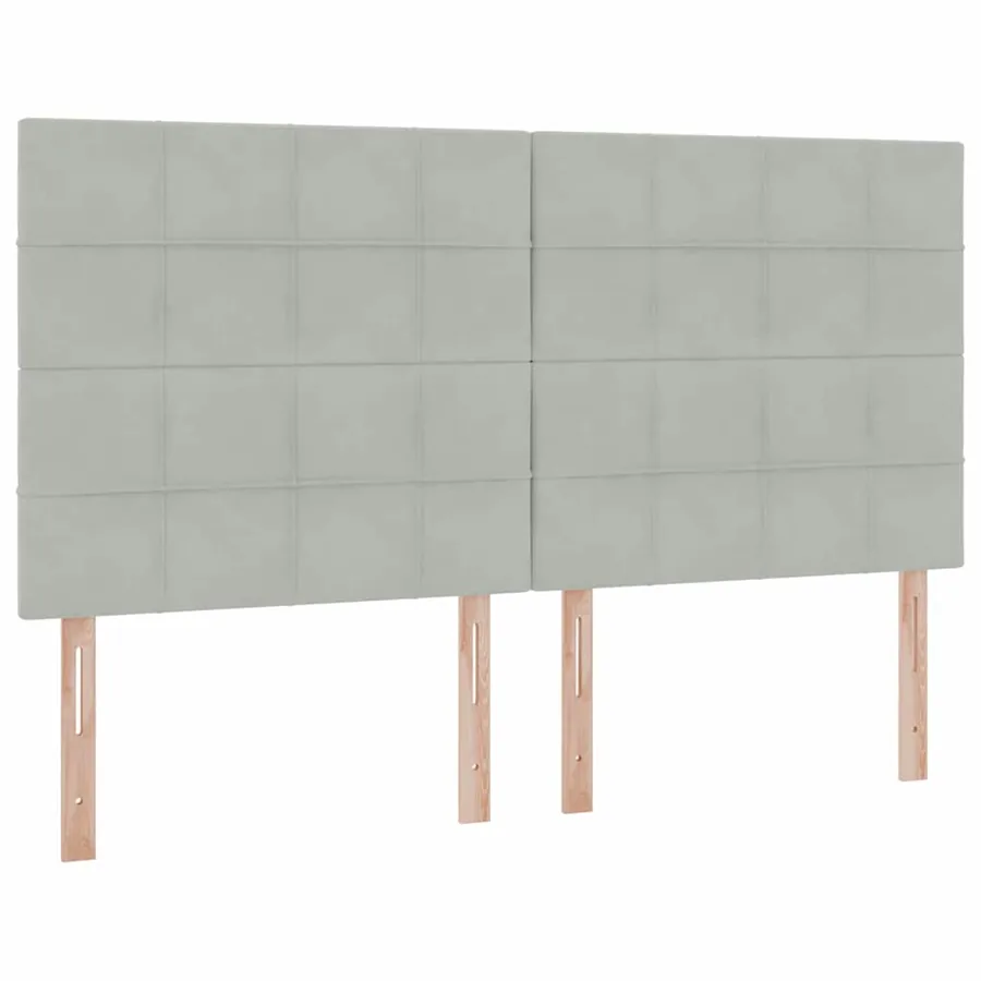 Lit de rangement LED avec matelas Gris clair 160 x 200 cm - 10