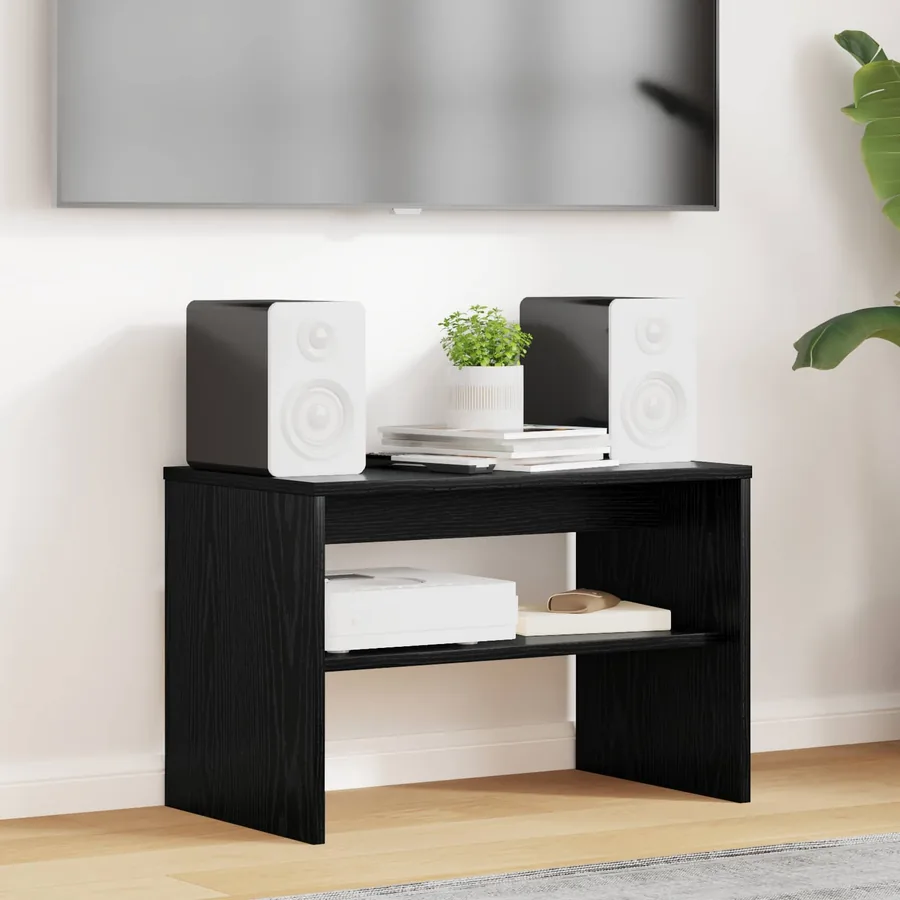 Meuble TV Chêne noir 60 x 35 x 40 cm Bois d'ingénierie
