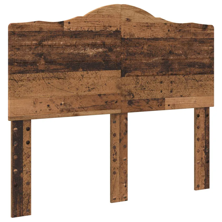 Cadre de lit Bois ancien 135 x 190 cm Bois d'ingénierie - 7