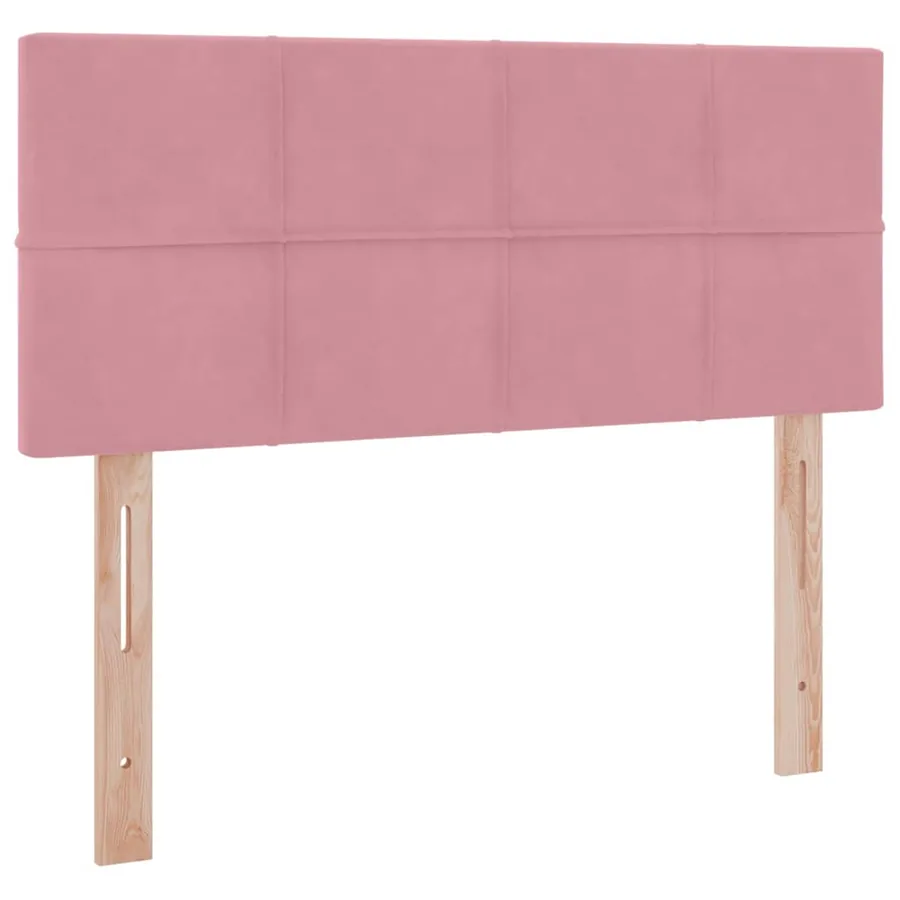 Lit de Rangement avec matelas Rose 120 x 200 cm Velours - 9