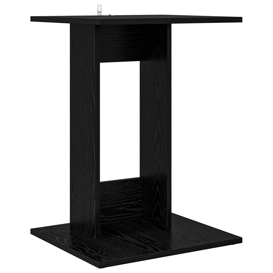 Table d'appoint Chêne noir 45 x 40 x 62,5 cm Bois d'ingénierie - 2