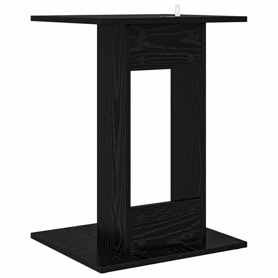 Table d'appoint Chêne noir 45 x 40 x 62,5 cm Bois d'ingénierie - 7