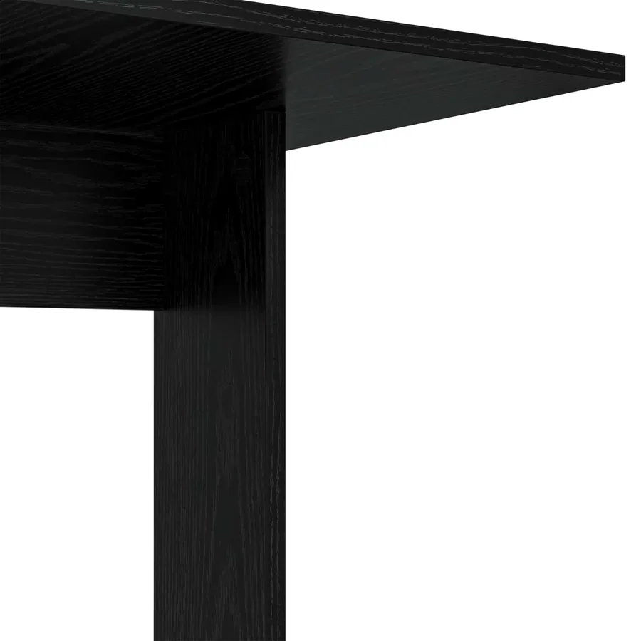 Table d'appoint Chêne noir 45 x 40 x 62,5 cm Bois d'ingénierie - 9