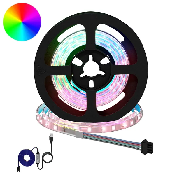 Bande LED 2 pcs Noir et Transparent 750 mm Cuivre et plastique