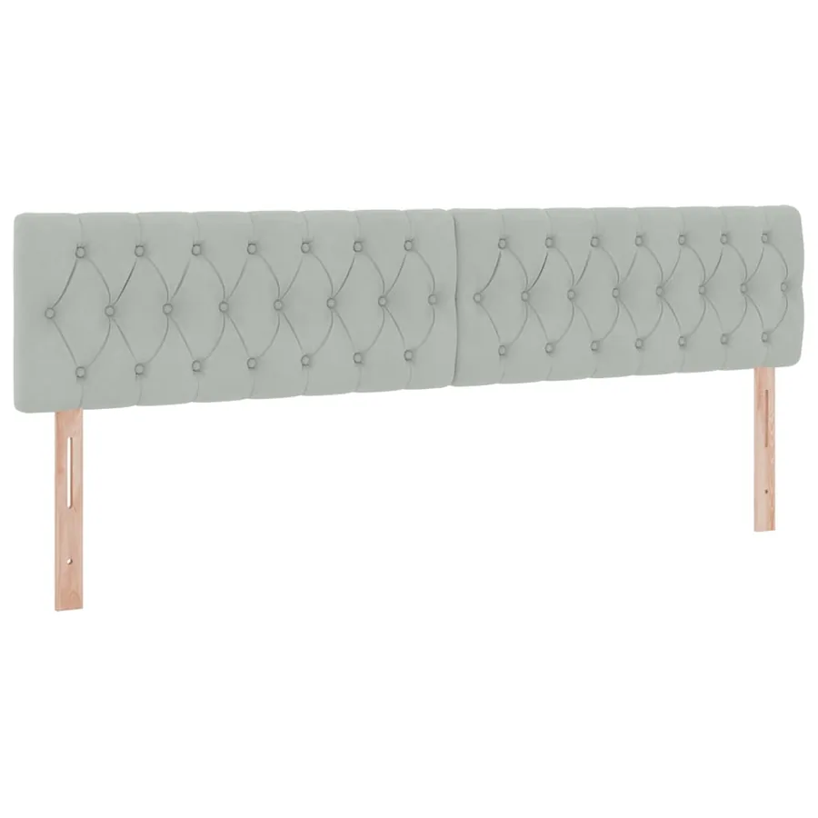 Lit de rangement LED avec matelas Gris clair 200 x 200 cm - 8