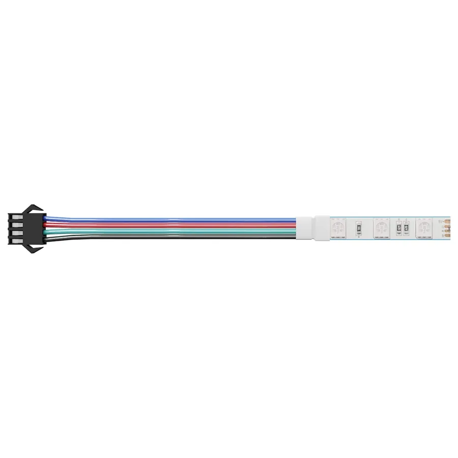 Bande LED 12 pcs Noir et Blanc 1745 mm Cuivre et plastique - 3