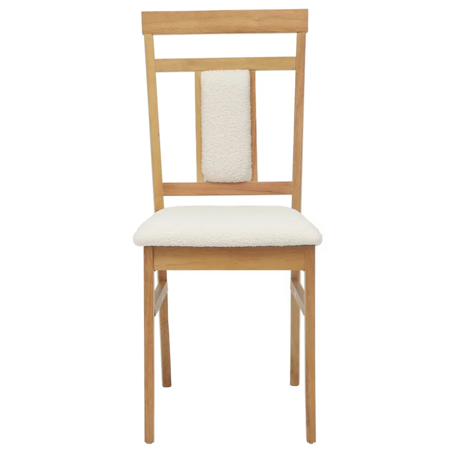 Chaise de salle à manger 2 pcs Naturel et clair - 5