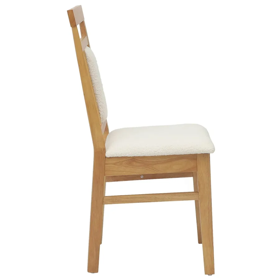 Chaise de salle à manger 2 pcs Naturel et clair - 6
