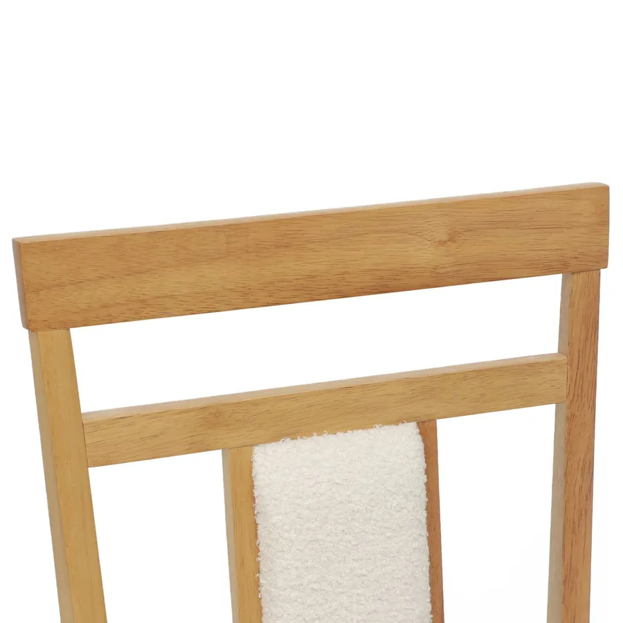 Chaise de salle à manger 2 pcs Naturel et clair - 9
