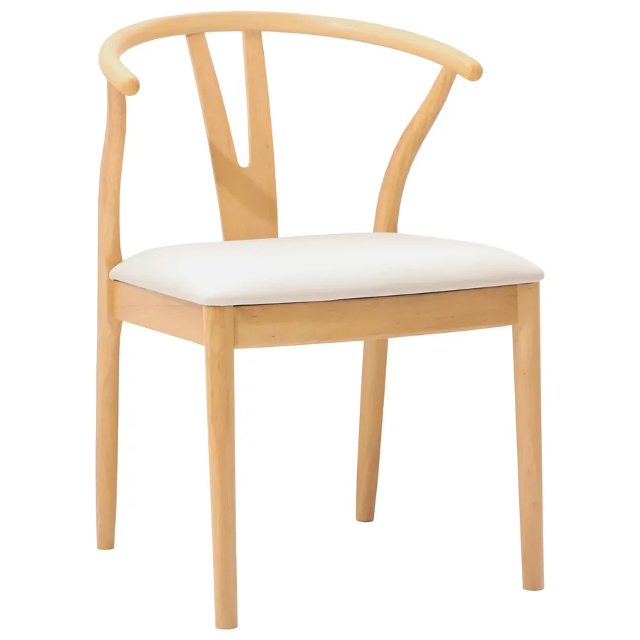 Chaise de salle à manger 2 pcs Naturel et clair - 4