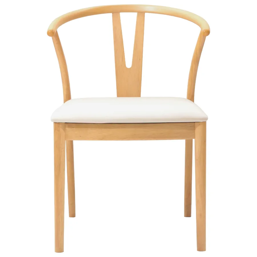 Chaise de salle à manger 2 pcs Naturel et clair - 5